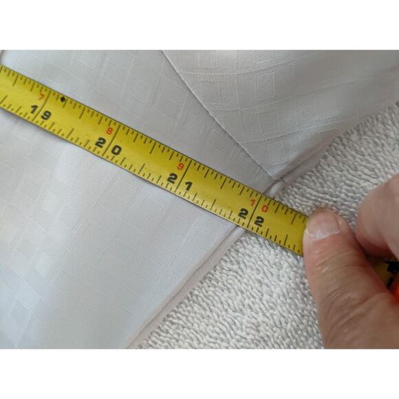 VAN HEUSEN Shirt Sz 15- 34/45 Men's Pale Gray Button Down Long Sleeve - Picture 5 of 7